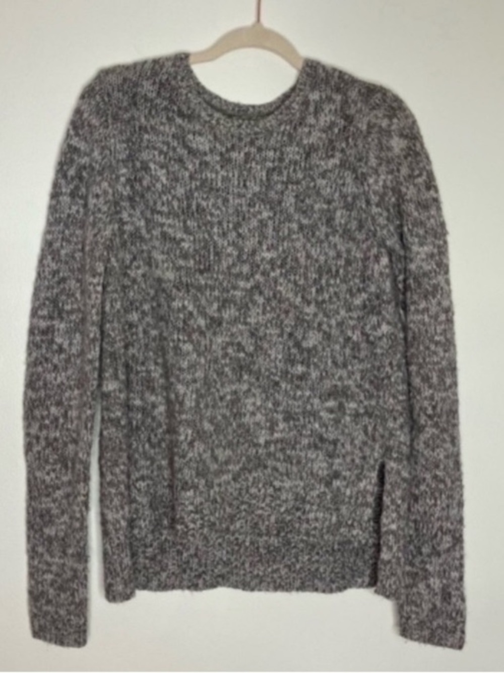 Abercrombie & Fitch gray wool blend marled sweater L
